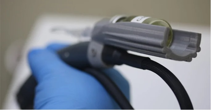 Arbeit des MesoStrip DM Geräts