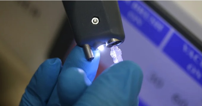 Arbeit des MesoStrip DM Geräts