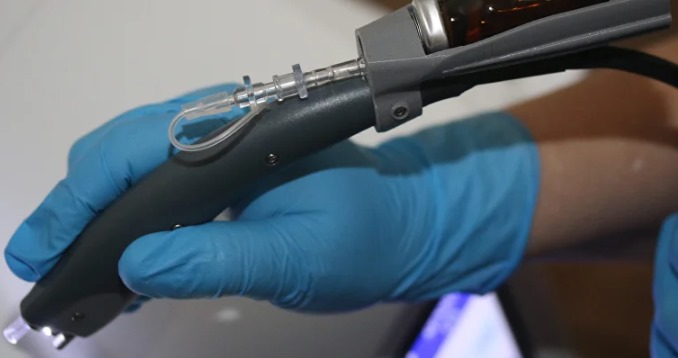 Arbeit des MesoStrip DM Geräts